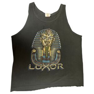 Pyramid Creations Vintage Luxor Hotel Las Vegas Tank Top Men's Size Large